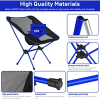folding chair ultralight detachable portable lightweight chair folding extended seat fishing camping home bbq garden hiking