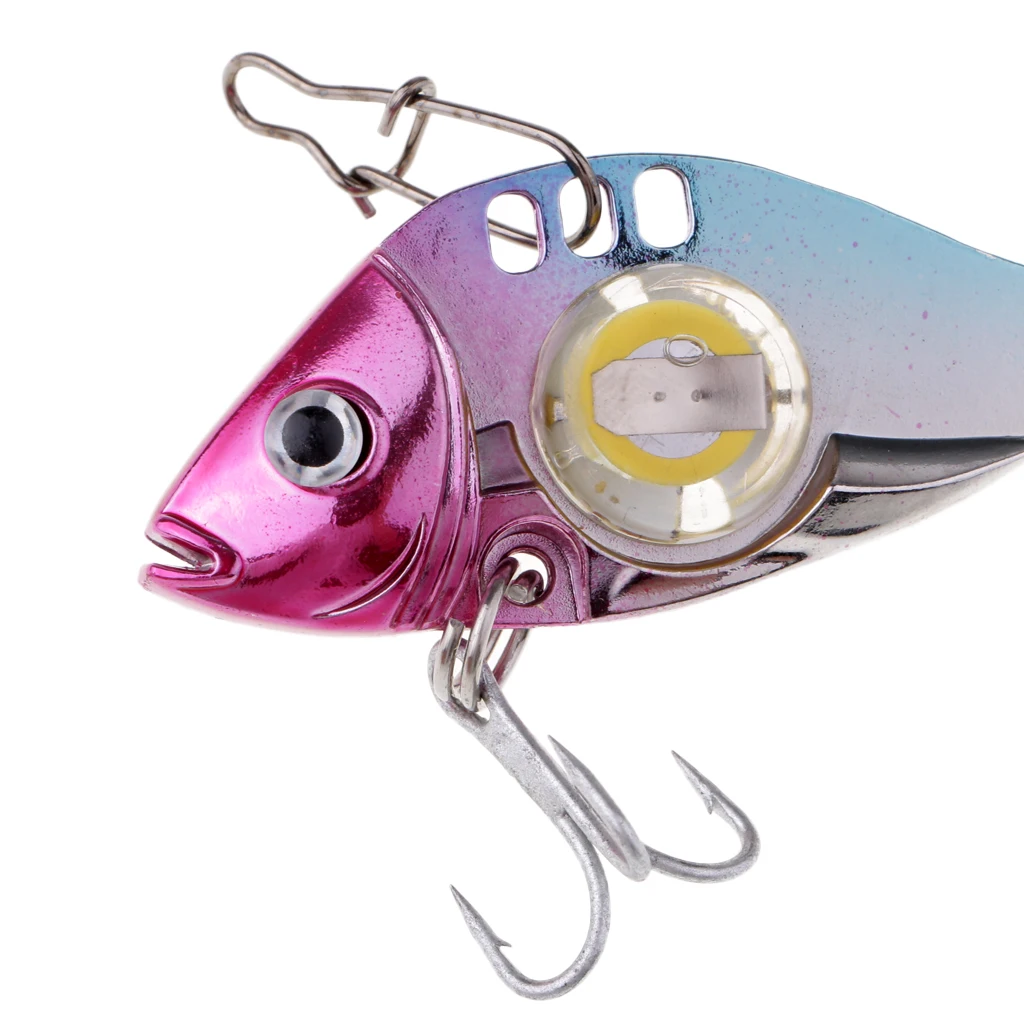 Мигающая рыболовная приманка со светодиодной вспышкой для ловли окуня и щуки |