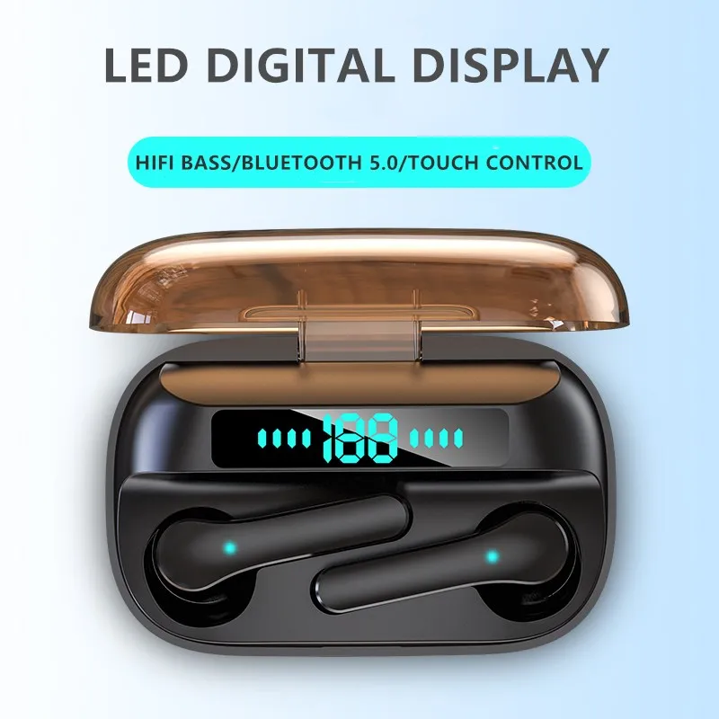 NEW Wireless Headphones Bluetooth Earphone Headset 9D Stero HiFi earbuds Sport running With super bass mic Loud HD Call | Электроника
