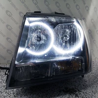 for chevrolet avalanche suburban tahoe ultra bright day light turn signal light smd led angel eyes halo rings car accessories