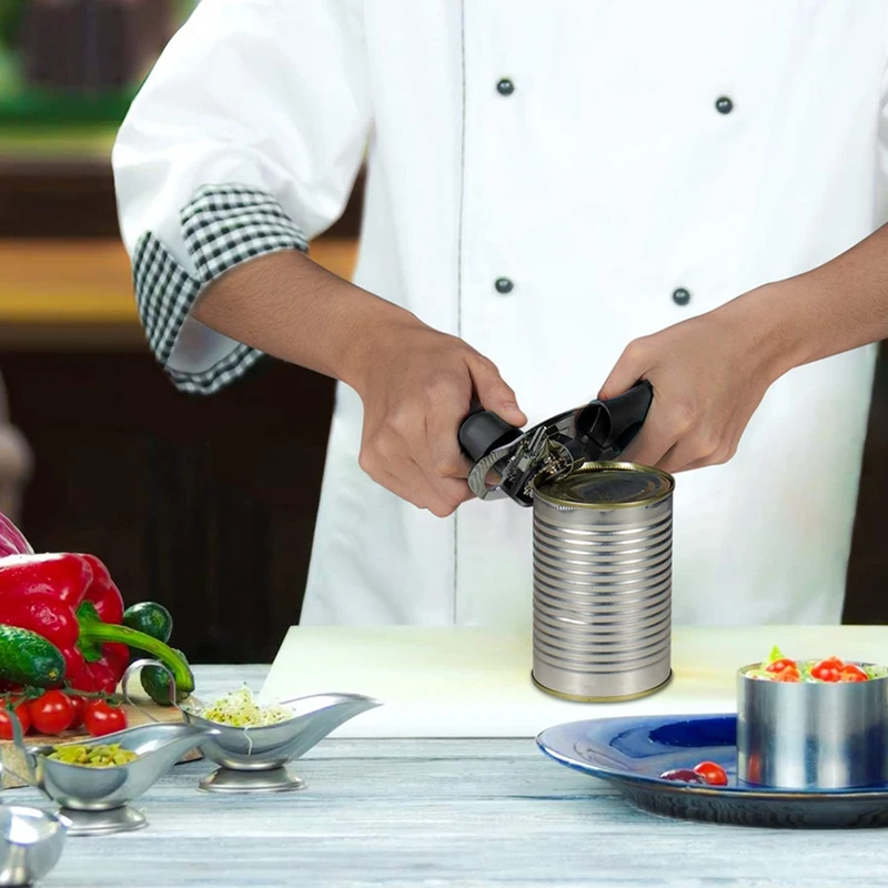 Manual Can Opener 4 in 1 Stainless Steel Jar Heavy Duty Ultra Sharp Bottle with Ergonomic Design | Дом и сад