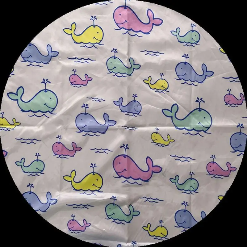 

Детский стульчик для кормления, круглый коврик, противоскользящий складной напольный протектор 63HE