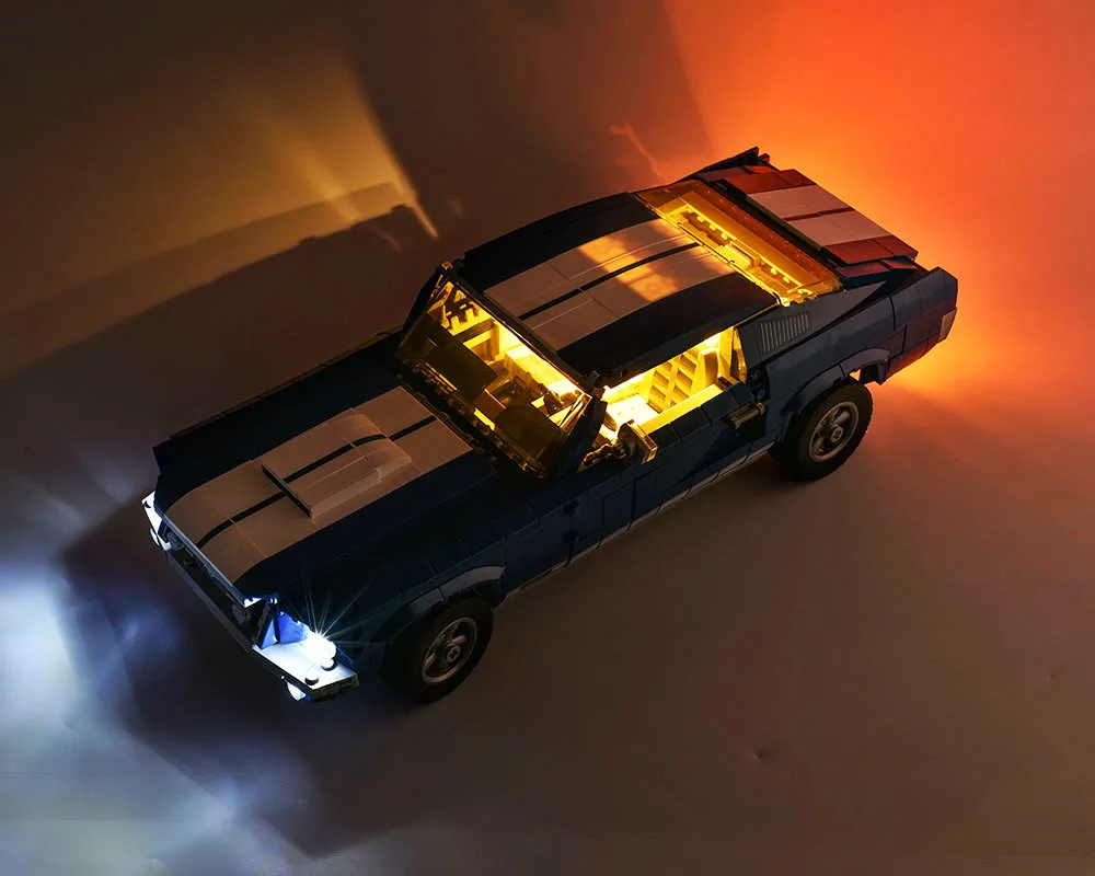 

Lightaling Led Light Kit For Creator Compatible With 21047 11293 10265 Ford Mustang Building Blocks (NOT Include The Model)