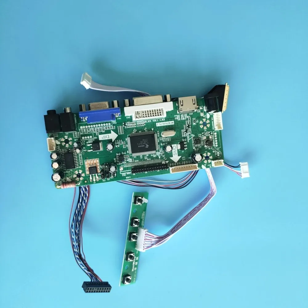 Комплект для LP156WH2(TL)(H2)/(TL)(QA светодиодный LED LCD HDMI совместимый с DVI VGA LVDS контроллер