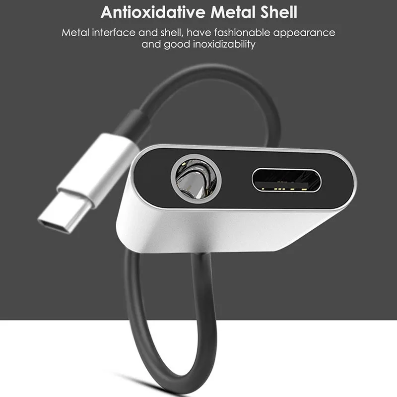 Тип C до 3 5 мм и зарядное устройство 2 в 1 Наушники AUX аудио разъем USB кабель адаптер