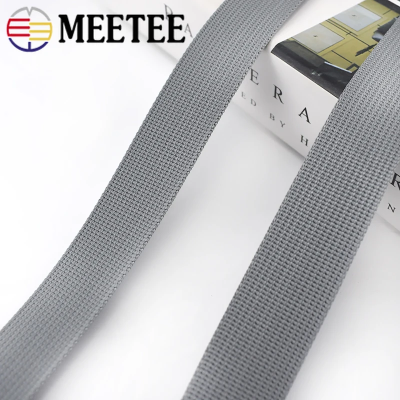 Толстая нейлоновая сетчатая лента Meetee 5 метров 1 мм для ошейника рюкзака ранец