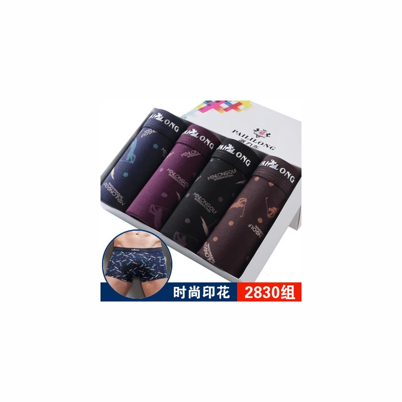 Men's Under Wear Boxing Printing Under Wear Men's Couple Cotton Shorts Sexy Suit Cartoon Under Wear Boxer Shorts L-3xL