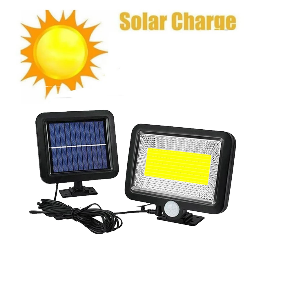 Уличный Водонепроницаемый светодиодный светильник на солнечной батарее 56/30 с