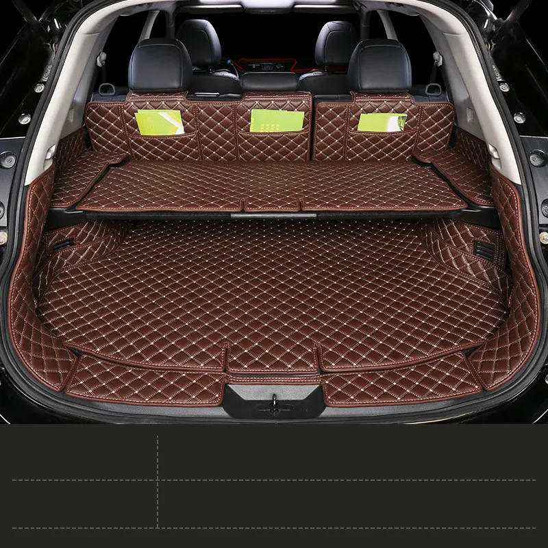 

Custom 3D No Odor Waterproof Boot Carpets Cargo Liner Rugs Full Set Car Trunk Mats for Nissan X-trail
