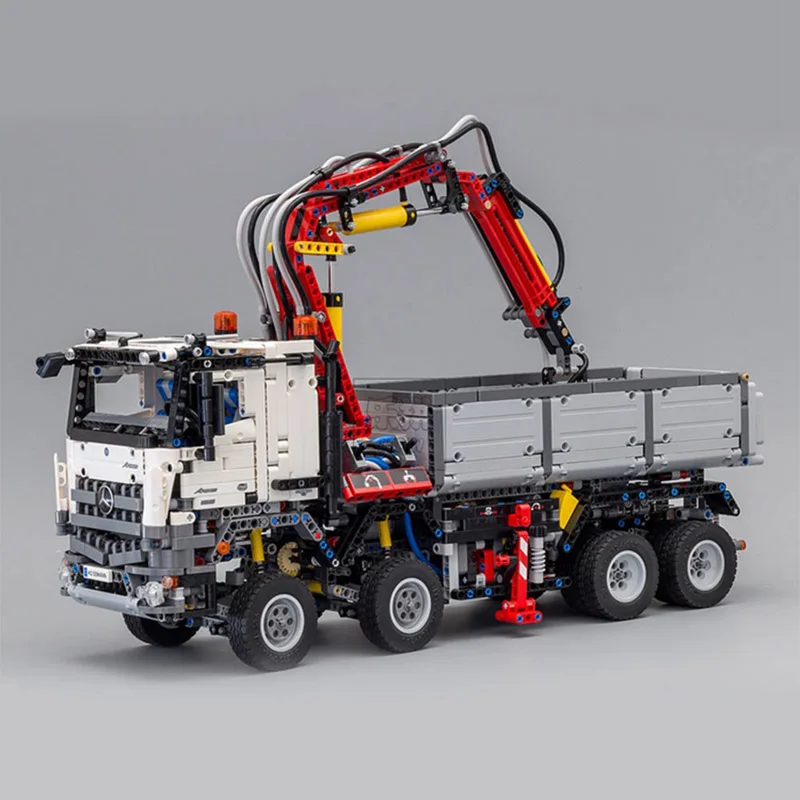20005 with motor DHL техники автомобиль 20004 20005 20006 20007 20008 20086 20087 20011 20010 20015 20056 20076 20013 модель конструкторных блоков, Детские кубики, игрушки - Цвет: 20005 with motor