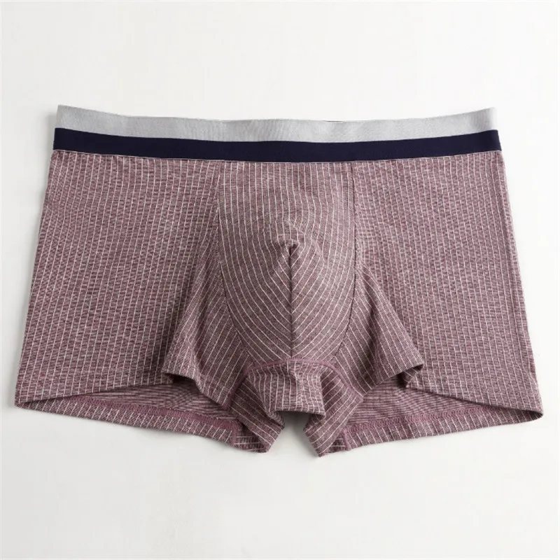 Стильные мужские трусы-боксеры со средней талией u-образная выпуклая сумка