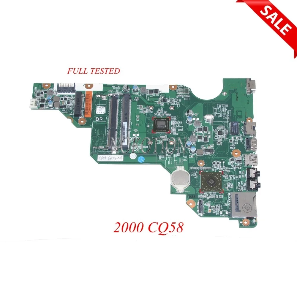 

NOKOTION PN 010172W00-600-G laptop motherboard 688303-501 688303-001 for HP Compaq 2000 CQ58 Main board Fully Tested