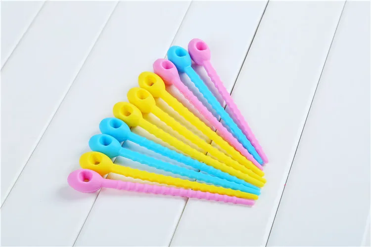 Многоразовые силиконовые Галстуки 10 8 см для безопасного использования в пищевых