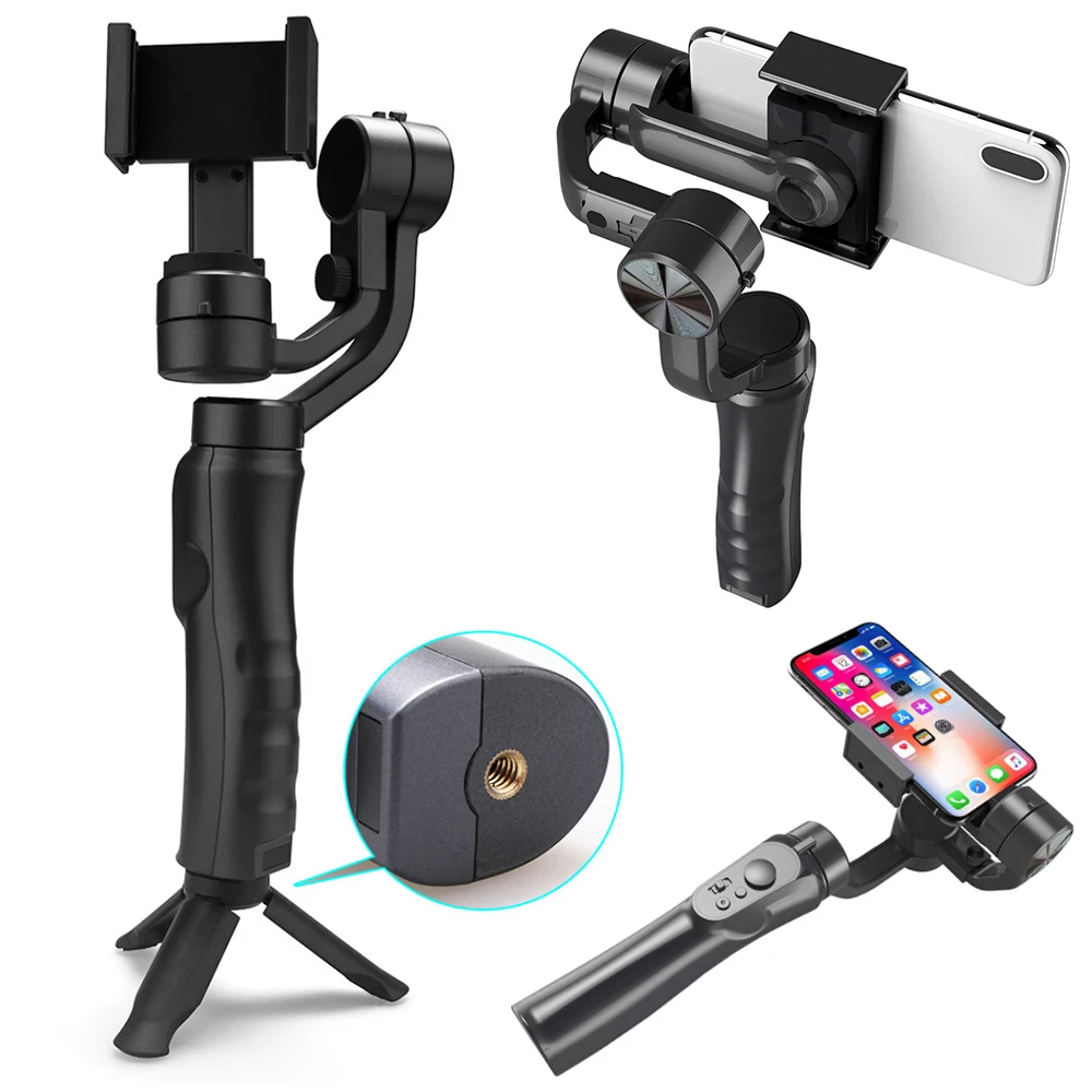 TRAVOR smart gimbal стабилизатор 3 осевой Bluetooth Ручной Стабилизатор селфи палка Штатив для
