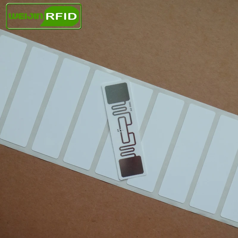 UHF RFID Метка стикер Alien9662 EPC6C для печати ПЭТ этикетка 915m860 960MHZ Higgs3 1000 шт Бесплатная