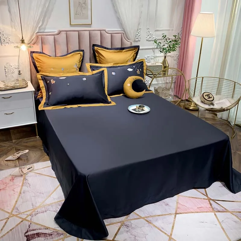 Queen King size 4/7 Pcs Pink Blue Vintage Ruffles Duvet Cover Girls Women Soft Egyptian Cotton Bedding set Fitted Bed sheet | Дом и сад