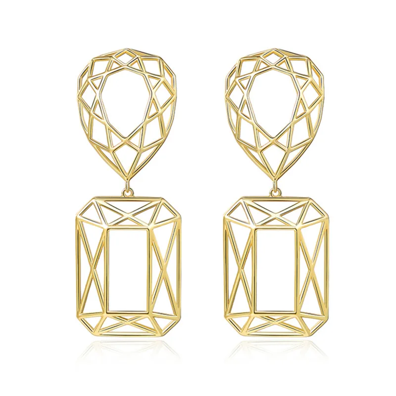 Вечный чудо круглый контур dsic Арт Деко шпильки женские украшения серьги вечерние