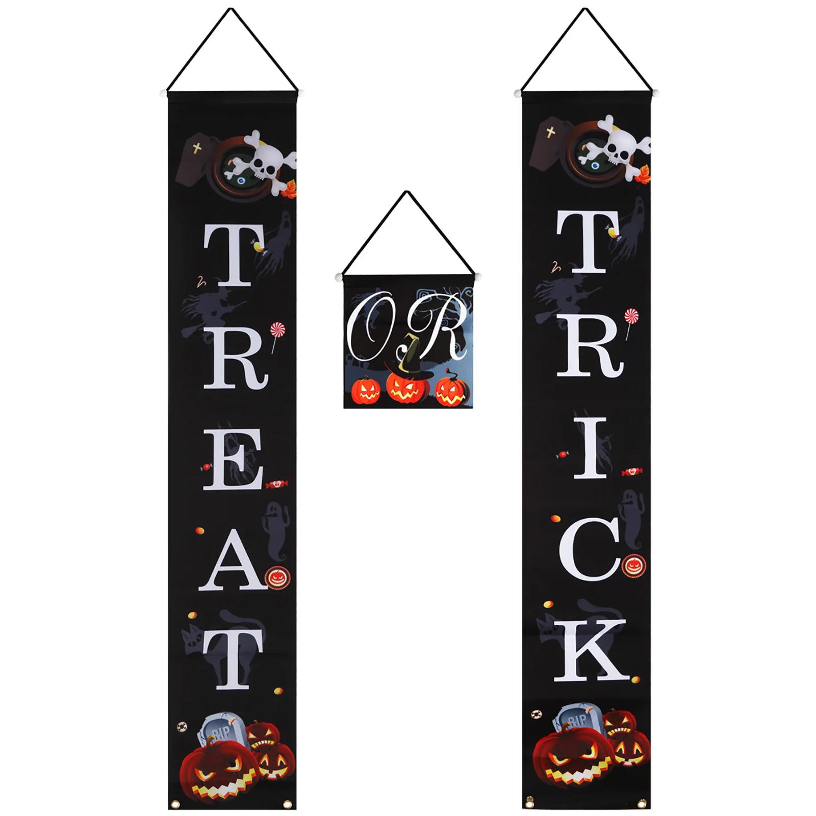 

Баннеры на Хэллоуин, наружное внутреннее украшение на Хэллоуин, подвесной знак для крыльца, украшение для дома, праздника, вечеринки