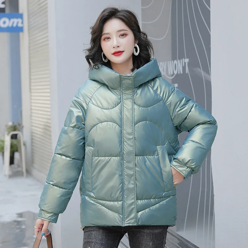 Высококачественная Новинка 2021 зимняя куртка пальто с воротником-стойкой модные