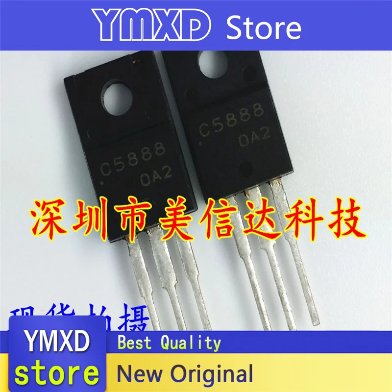 10 шт./лот новый оригинальный C5888 2SC5888 TO-220F в наличии | Электроника