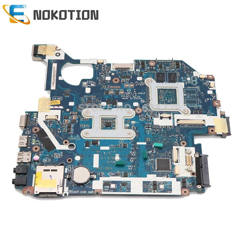 Материнская плата NOKOTION P5WE0 LA 6901P MBRFF02002 MB.RFF02.002 для ноутбука Acer aspire 5750 5750G 5755 5755G NV57H