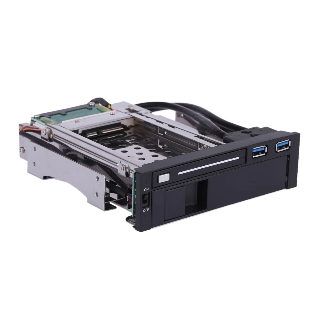 

Dual Bay 3.5" + 2.5" Inch USB 3.0 Port SATA III Hard Drive HDD & SSD Tray Caddy Internal Mobile Rack Enclosure Docking Station