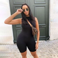 higareda 2020 sleeveless summer women bodycon sexy playsuit summer women fashion solid stretchy outfits sports wear body romper