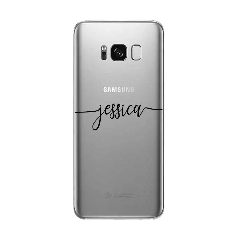 На заказ Ваше имя DIY Модный чехол для samsung Galaxy S5 S6 S7 S8 S9 S10 S10E Lite Edge Plus - Цвет: 1