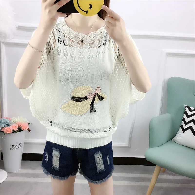 2021 Spring Autumn O-Neck Women Sweater Batwing Sleeve Pullovers Knitting Casual pull femme jumper | Женская одежда
