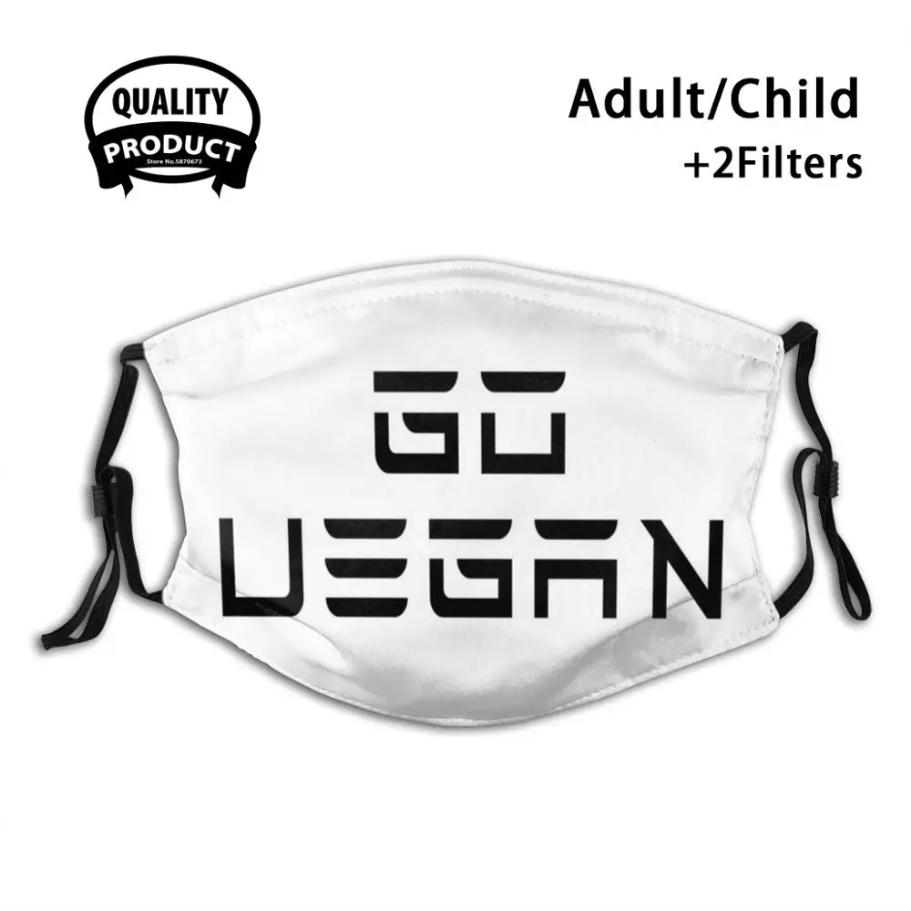 

Go Vegan Tesla Font/Logo Fashion Trendy Masks 19 Climate Quarantine Golang Vegan Plant Based Vegetarian Flexitarian Tesla Car