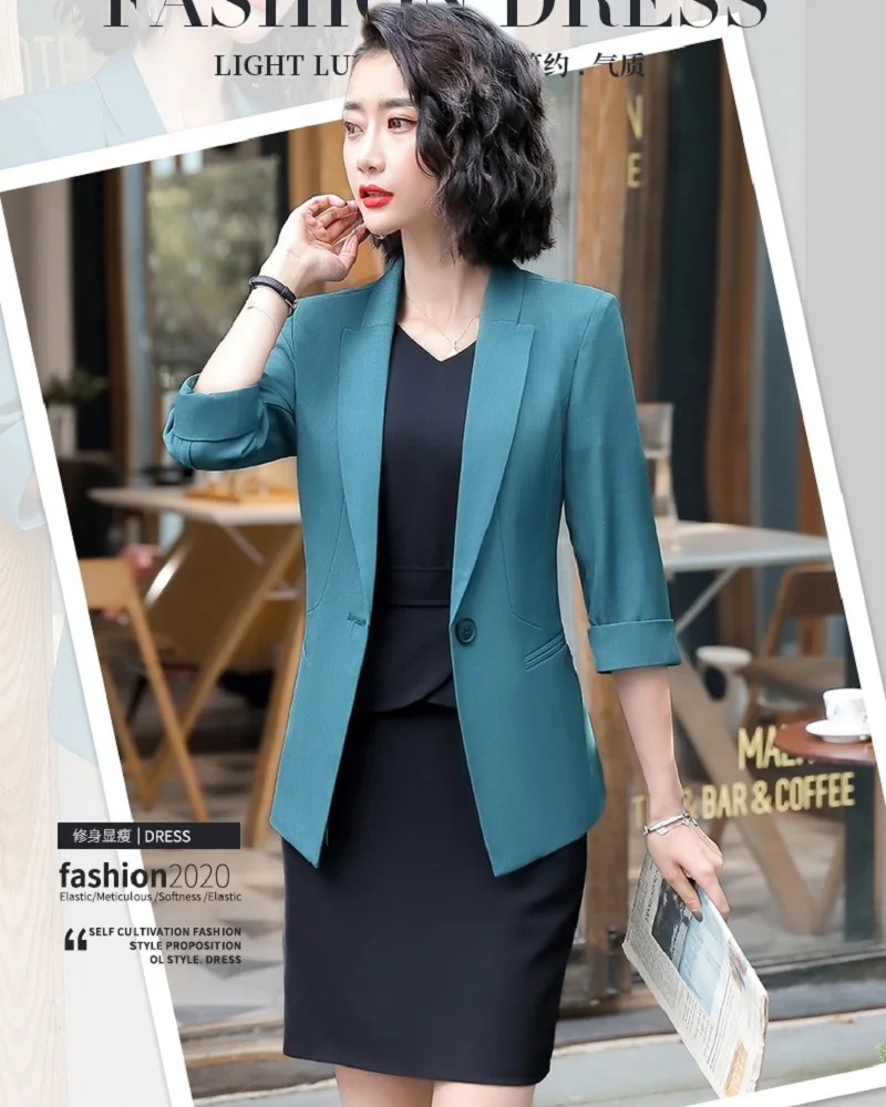 Женский формальный пиджак красный деловой костюм комплект из платья и куртки