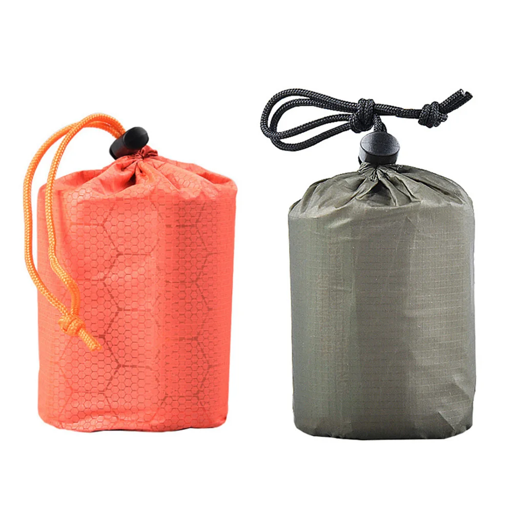 

New Winter Emergency PE Sleeping Bag Thermal Waterproof Compression Stuff Sack Bag Camping Sleeping Bag Warm Lock