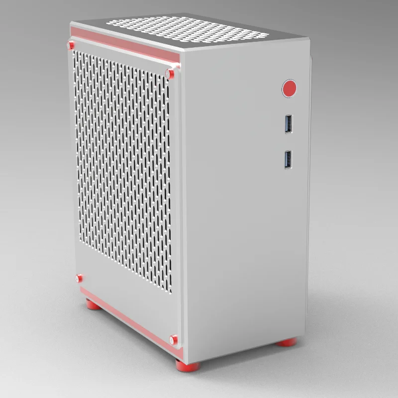 

TT Mini ITX All-Aluminum Chassis Mini Desktop A4 F1-1u Chassis