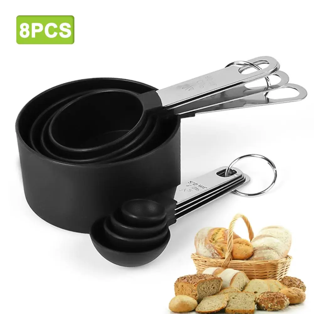 8 шт. мерный стакан из нержавеющей стали|Мерные чашки и кувшины| |