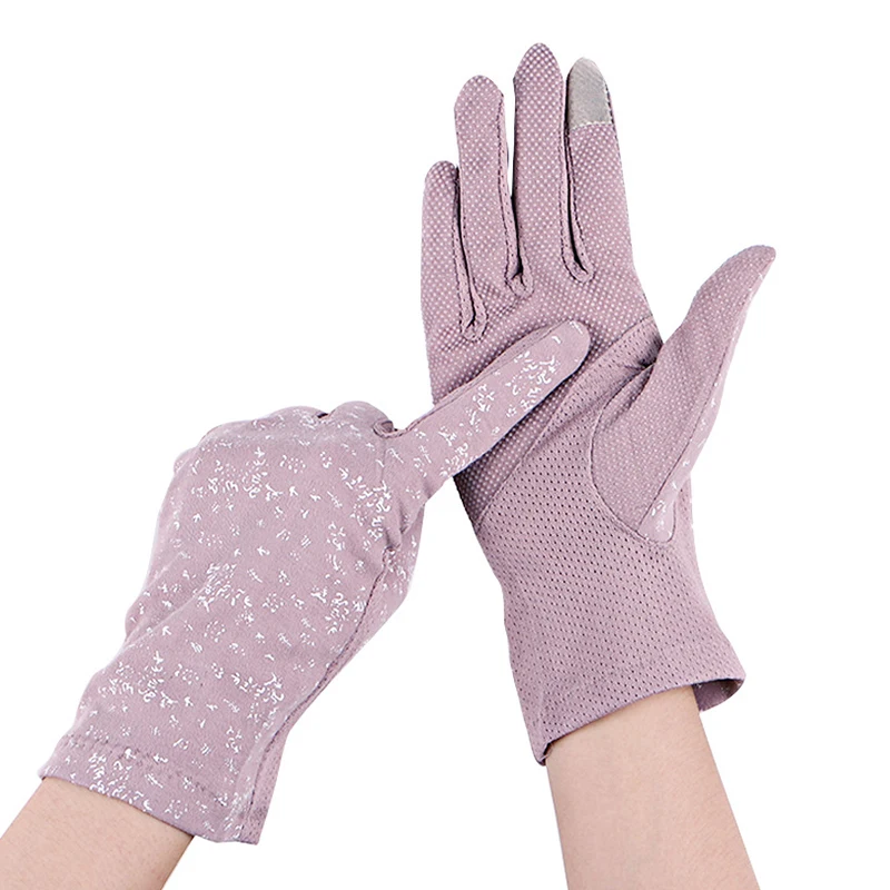 Женские солнцезащитные перчатки весна лето спандекс анти УФ для вождения