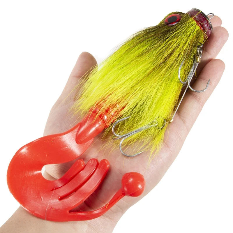 

1pc Mouse Fishing Lure Resin Rat Soft Fly Fishing Baits With Double Hooks Swimbait Freshwater Saltwater Pike Lure