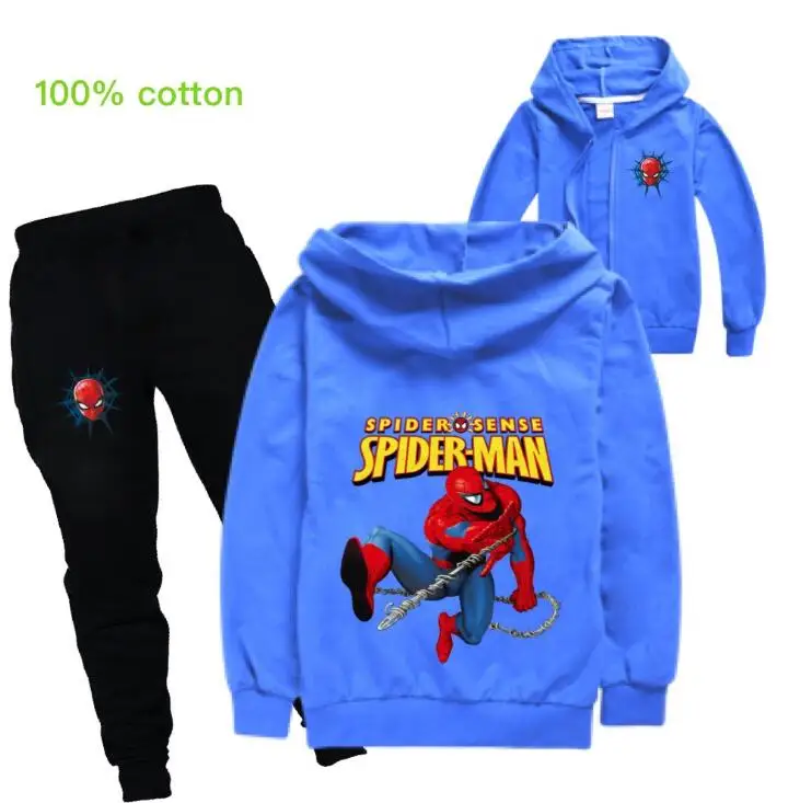 Комплект одежды для мальчиков Человек-паук Disney хлопковый спортивный костюм