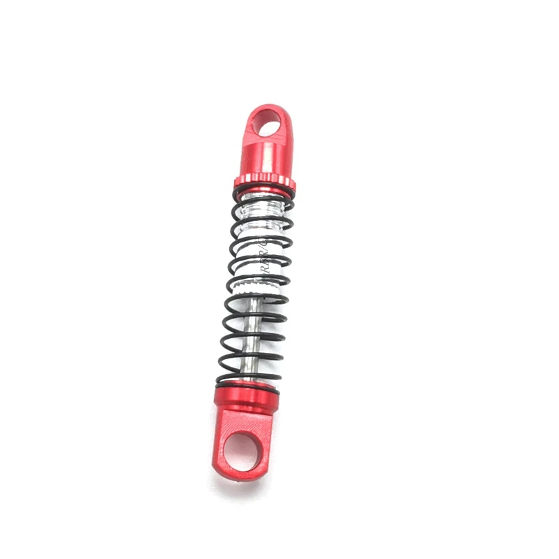 

2 Set RC Car Part: 1 Set Upper Lower Swing Arm Steering Cup Knuckle Hex Adapter Set & 1 Set Metal Shock Absorber Damper