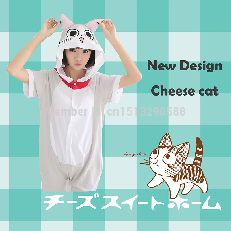 Новинка летняя Пижама унисекс для взрослых и детей цельная комбинезон с