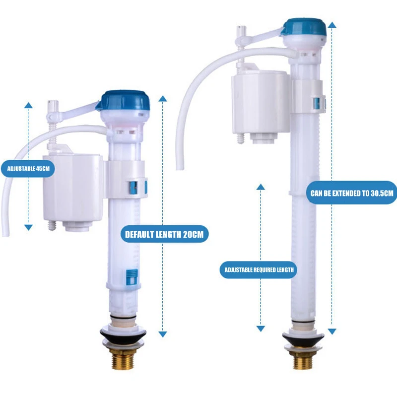 Регулируемый впускной клапан для унитаза сливные клапаны кнопочный сливных