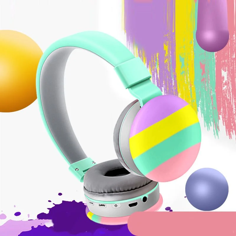 

Беспроводная игровая Bluetooth-гарнитура, милая детская фотогарнитура, поддержка TF-карты, FM-радио, для подарка