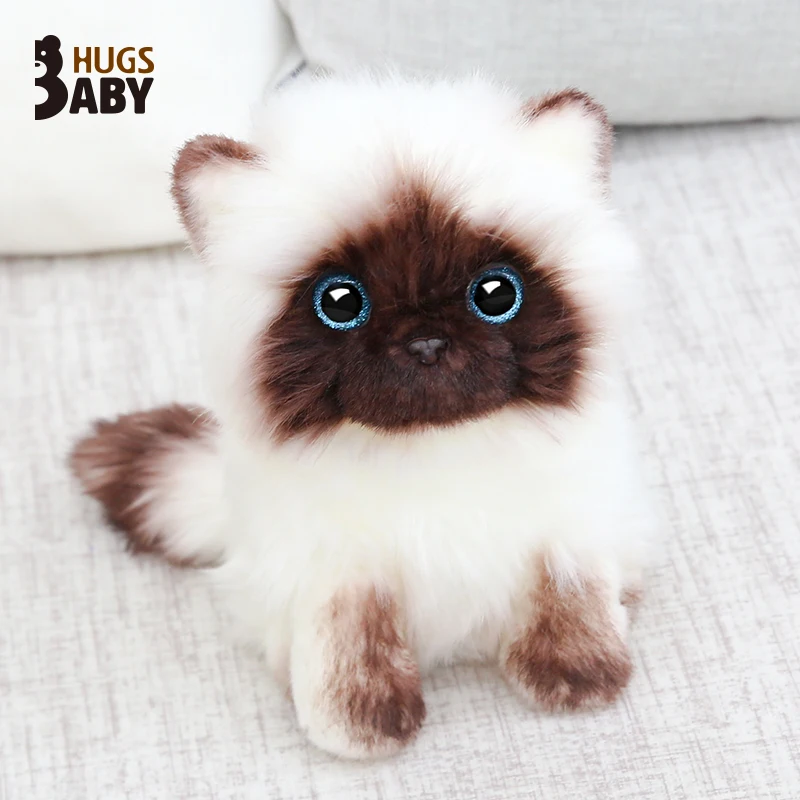 Симпатичная плюшевая игрушка candice guo милая животная имитация кошки котенок