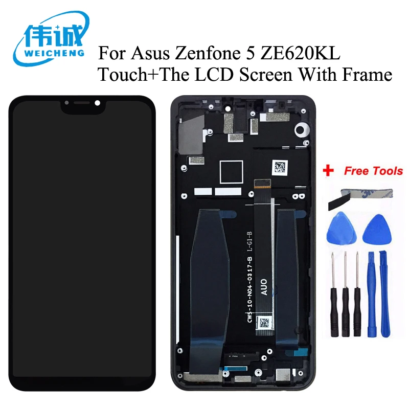 Оригинальный ЖК дисплей для Asus Zenfone 5 2018 Range ZE620KL сенсорный экран дигитайзер Для 5Z