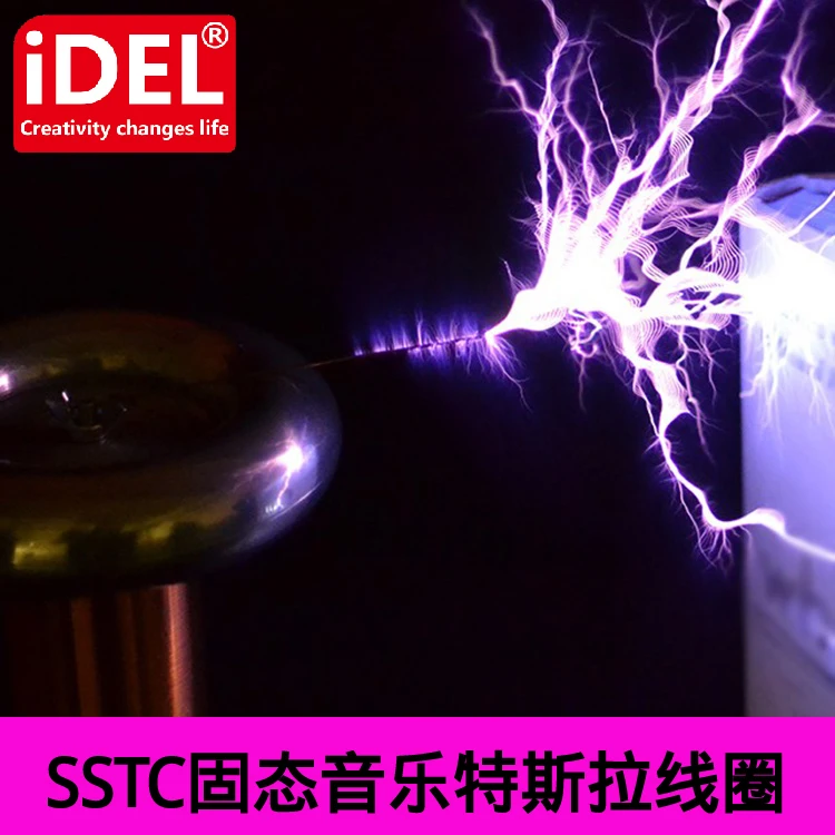 Катушка Тесла искусственная молния музыка катушка SSTC шторма стандартная версия |