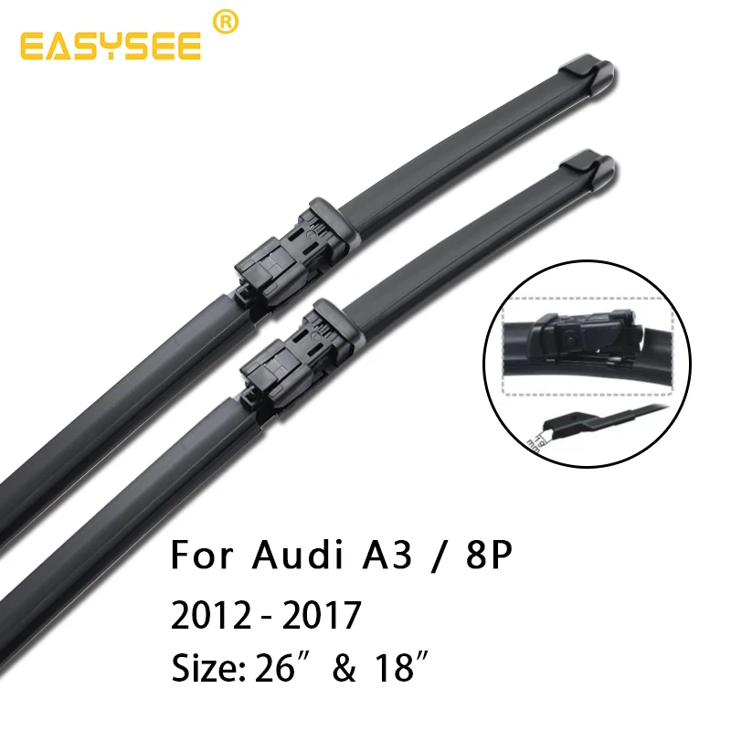 Щетки стеклоочистителя для Audi A3 8L/8 P/8 V Fit Hook/Side Pin/Pinch Tab/кнопочные ручки модель год