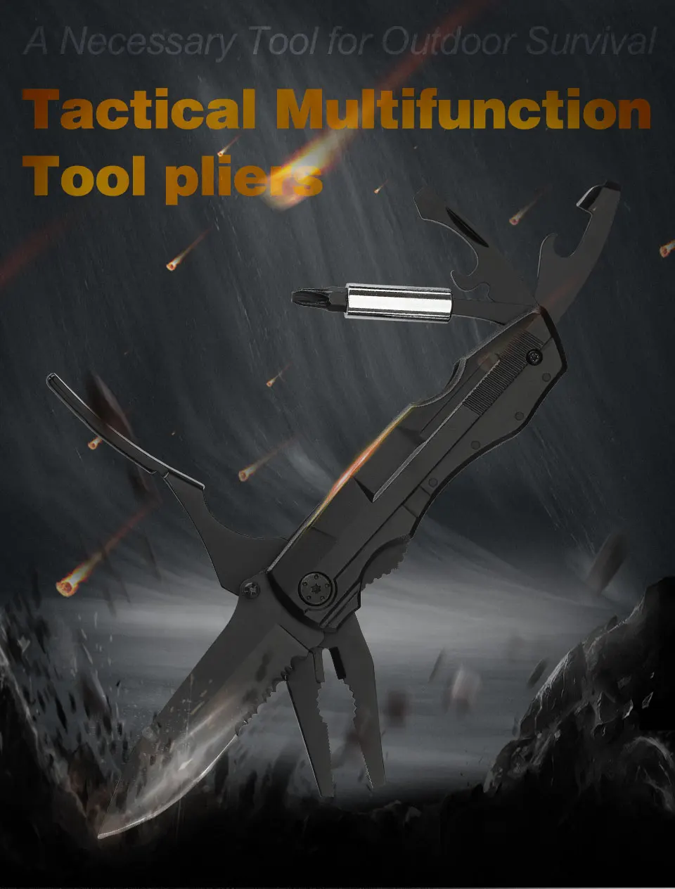 Augusttools, многофункциональные складные плоскогубцы, F87A-5H, отвертка, нож, пила, многофункциональные инструменты, плоскогубцы для домашнего использования, для кемпинга, инструменты для выживания