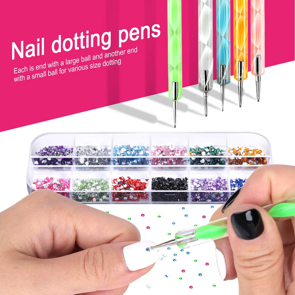 

Nail Art Tools Sets Brushes for Manicure Acrylic Nail Brush Painting Drawing Dotting Design Pen Nails Accesorios Machine Kit Set