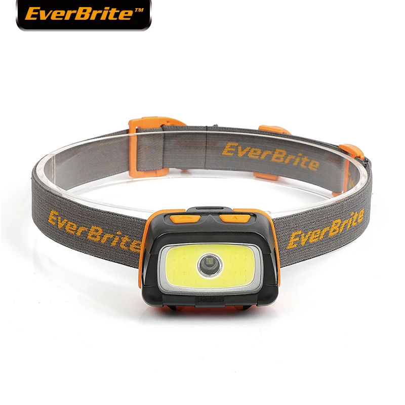 3AAA 300Lumen EVERBRITE светодиодный налобный фонарь 8 светодиодный головной луч 30 люмен расстояние освещения 20 м с Батарея 2 упак./лот - Испускаемый цвет: 3AAA 300Lumen