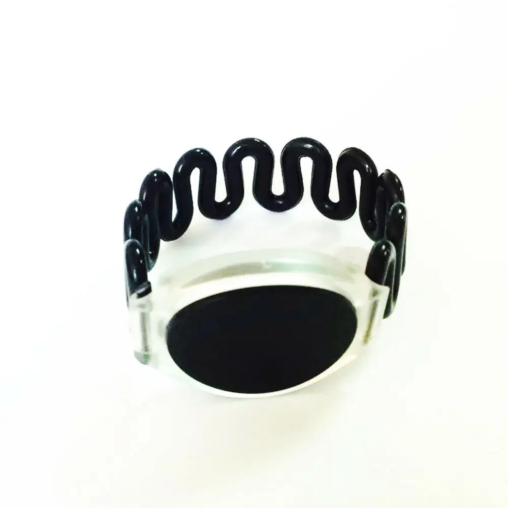 Black-1pcs 125 кГц EM4100/4102 ID Цвет Водонепроницаемый ПК браслет с rfid-чипом 1/2 шт./EM тег - Цвет: Black-1pcs