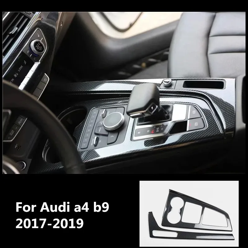 Узор из углеродного волокна для Audi A4 B9 A5 17-2019 аксессуары интерьера коробка